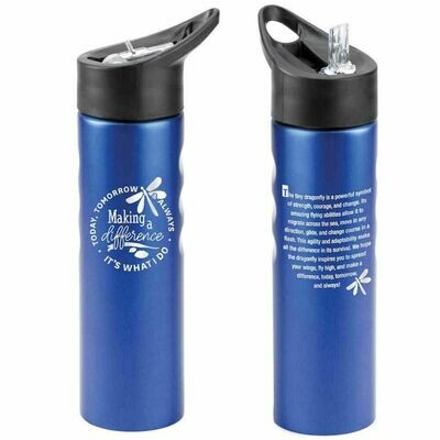 Making A Difference Dragonfly Stainless Steel Water Bottle