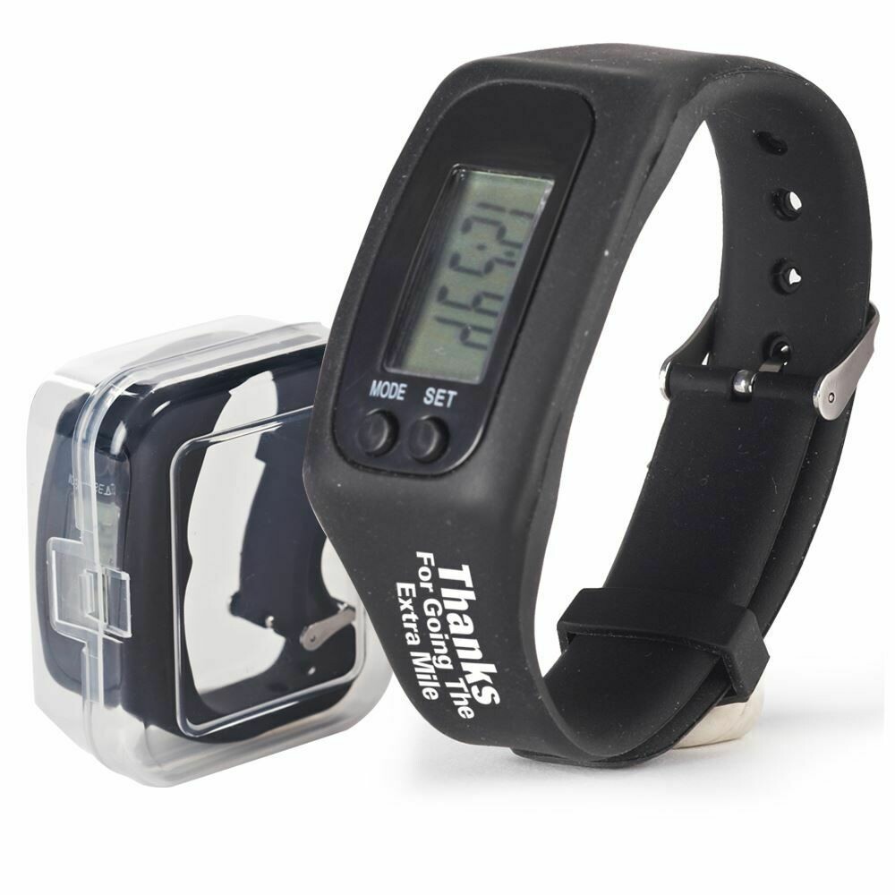 Thanks for going the Extra Mile Pedometer/Watch