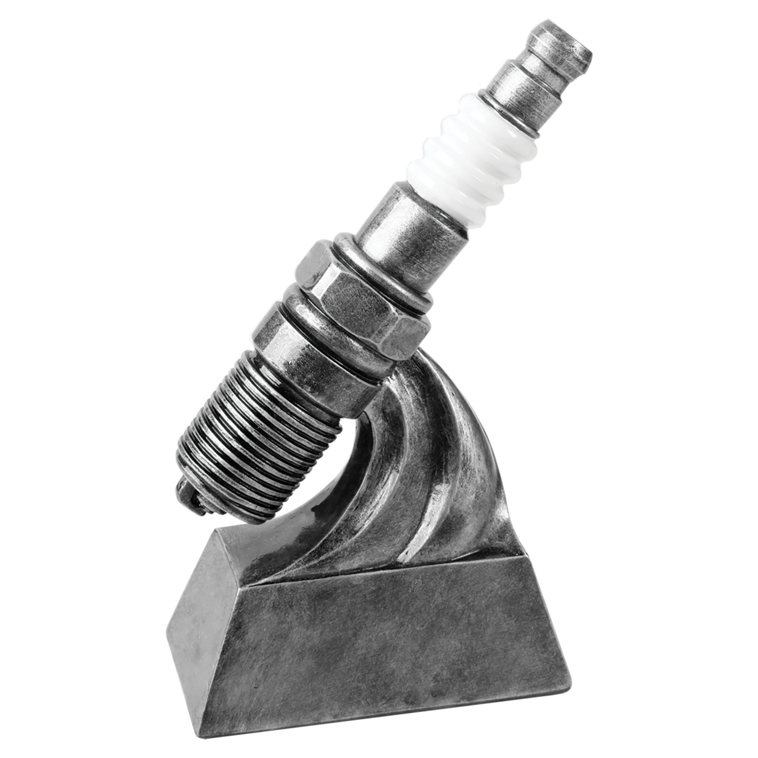 Antique Silver Spark Plug