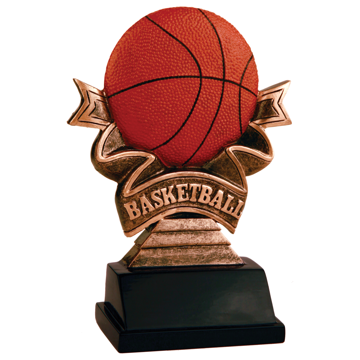 Ribbon Resin Award Basketball