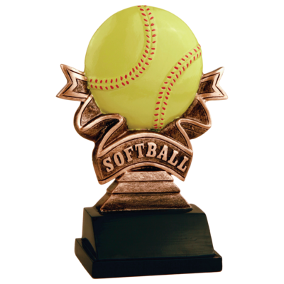 Ribbon Resin Award Softball