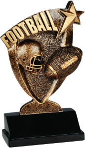Broadcast Resin Award Football
