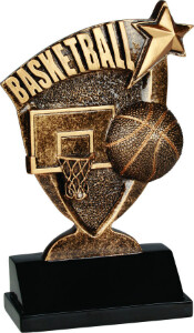 Broadcast Resin Award Basketball