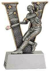 &quot;V&quot; Series Resin Award Baseball