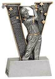 &quot;V&quot; Series Resin Award Golf