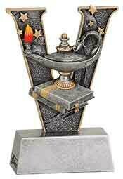 &quot;V&quot; Series Resin Award Lamp of Knowledge