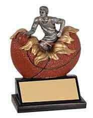 Xploding Resin Award Basketball