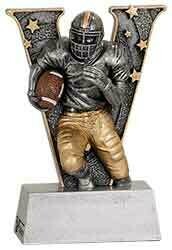 &quot;V&quot; Series Resin Award Football