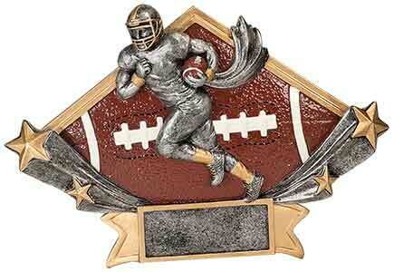 Diamond Star Resin Award Football