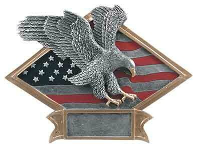 Diamond Plate Resin Award American Eagle