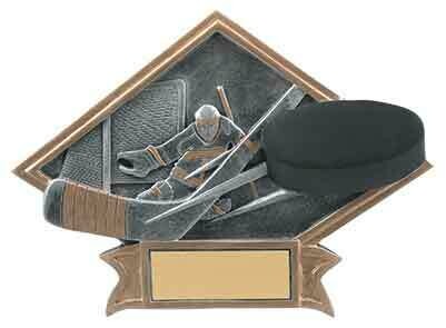 Diamond Plate Resin Award Hockey