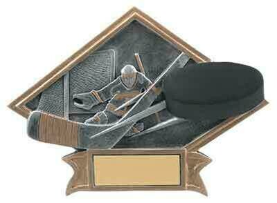 Diamond Plate Resin Award Hockey