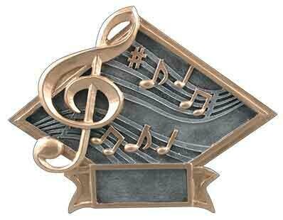 Diamond Plate Resin Award Music