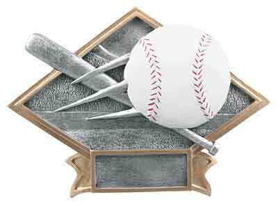 Diamond Plate Resin Award Baseball/Softball