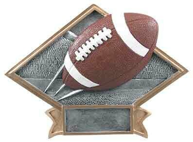 Diamond Plate Resin Award Football