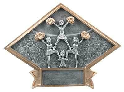 Diamond Plate Resin Award Cheer