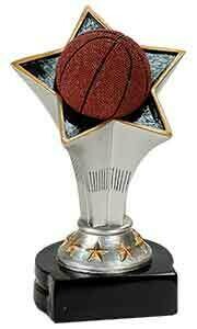 Rising Star Resin Award Basketball