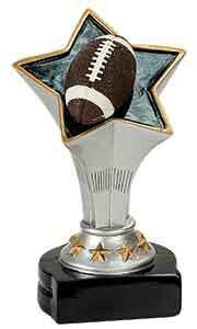 Rising Star Resin Award Football