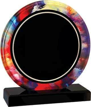 Round Watercolor Acrylic