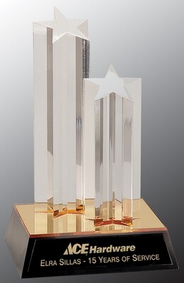 Double Star Column Acrylic
