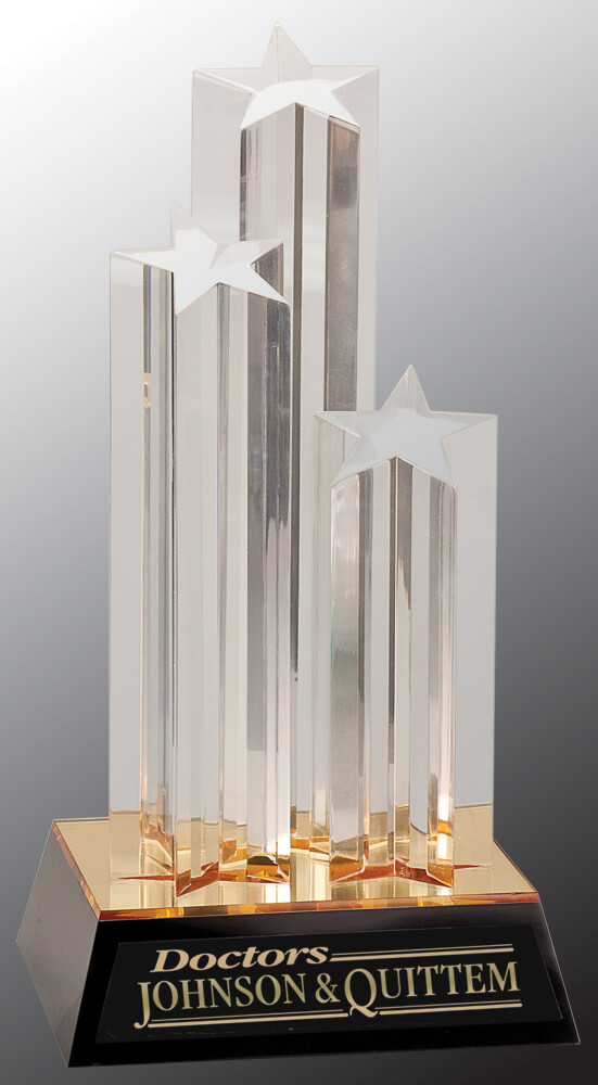 Triple Star Column Acrylic