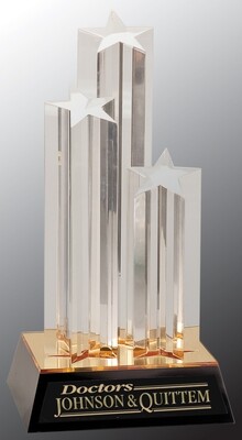 Triple Star Column Acrylic