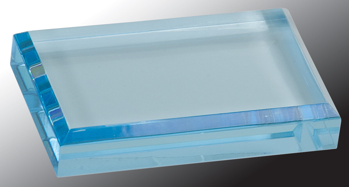 Shaded Plain Acrylic Paperweight