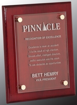 Floating Acrylic Piano Finish Plaques