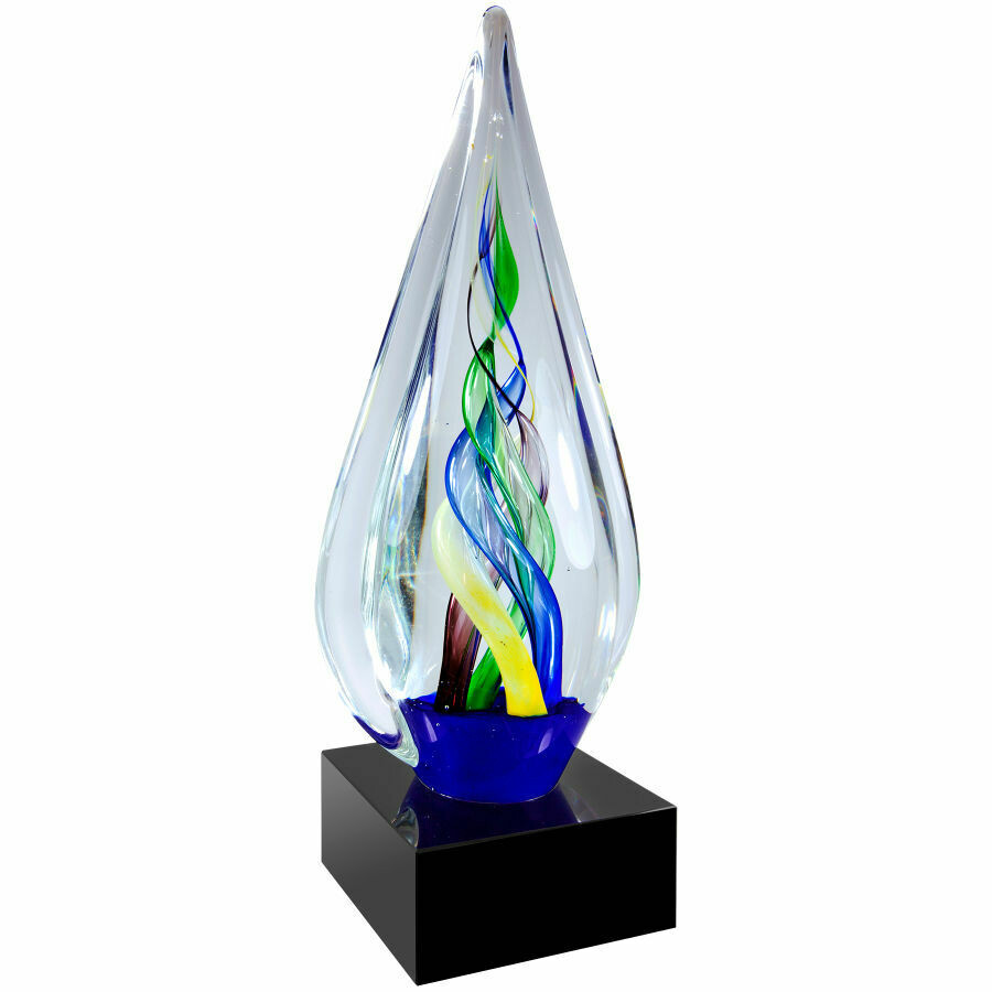 Infinity Twist Glass Base