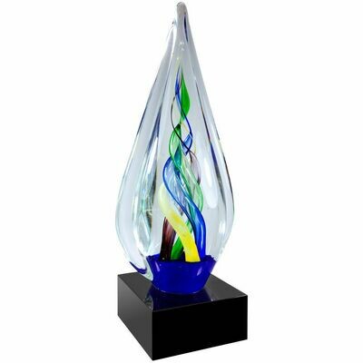 Infinity Twist Glass Base