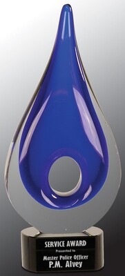 12&quot; Raindrop Art Glass