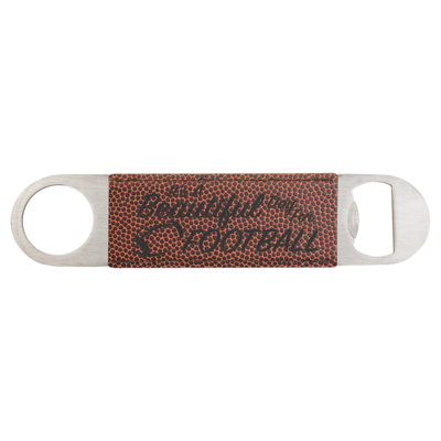Sports Themed Leatherette Bottle Openers