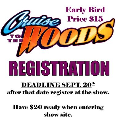 2023 Cruise to the Woods Pre-Entry Registration