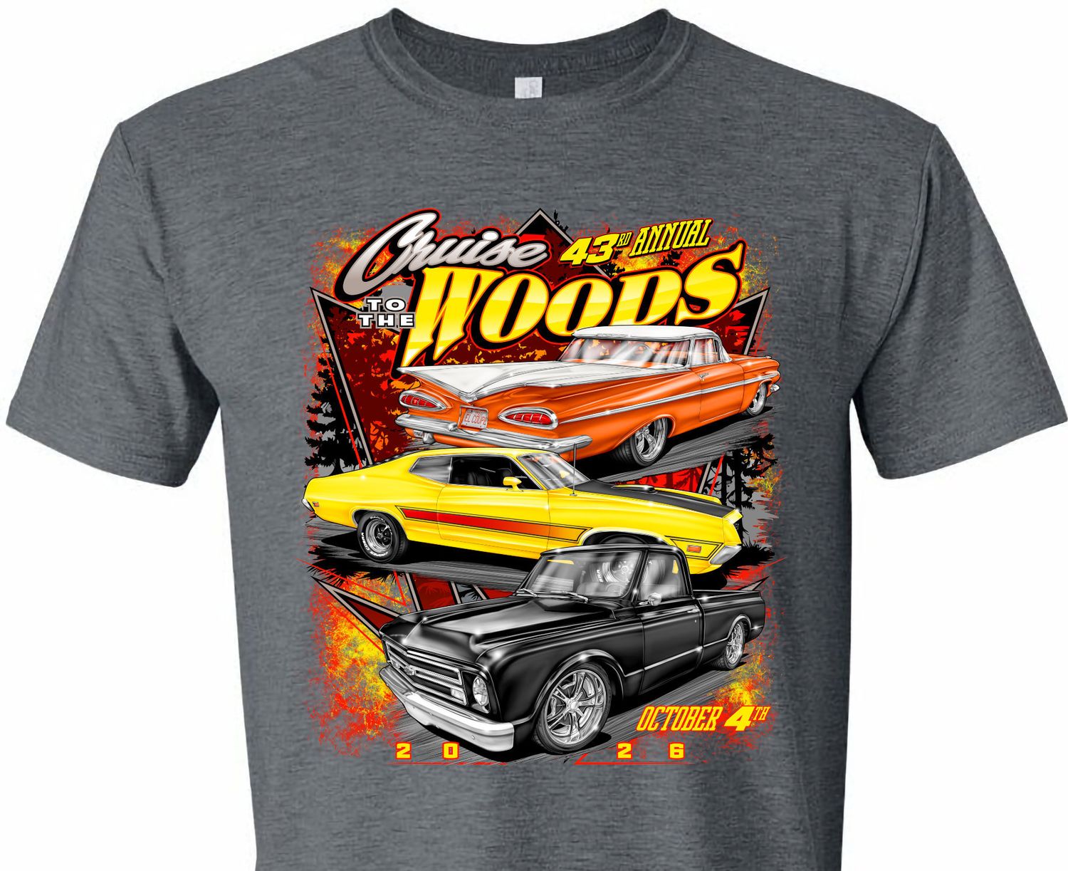 Members Event T-shirt - Dark Heather