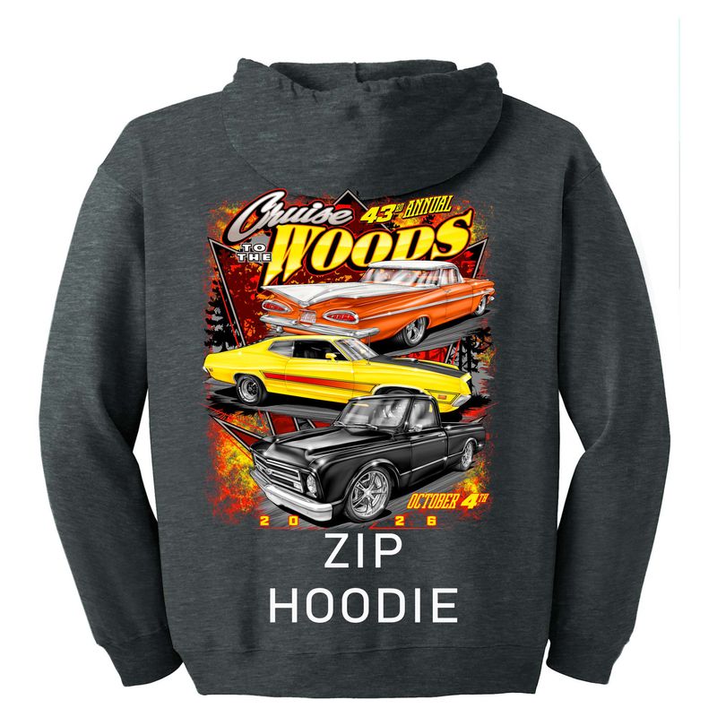 CTW Event Zip Hoodie - DARK HEATHER