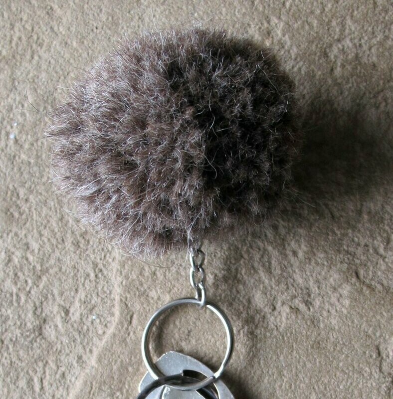 Llama Pom Pom Key ring