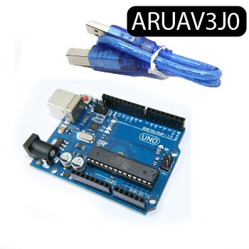 Microcontrôleur UNO R3 Atmega16U2 DIP + câble USB