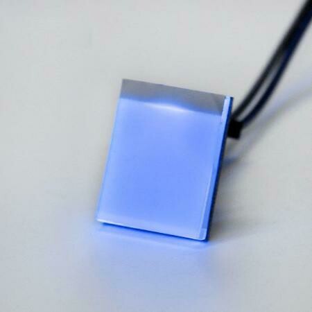 Interrupteur tactile capacitif bleu