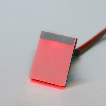 Interrupteur tactile capacitif rouge