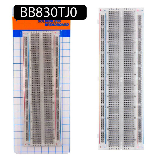 Plaque d&#39;essai Espacement 2.54 mm Face autocollante 830 points transparent