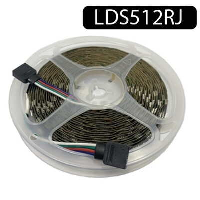 Bande de 5m LED 5050 SMD RGB (Noir) flexible 12V 60LED/mètre
