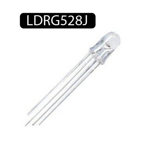 LED RGB  (Rouge, Vert, Bleu) tricolore 4Pin 5mm/28mm, RGB anode commune