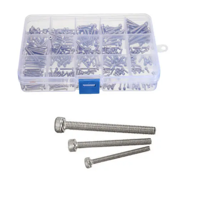 Kit d&#39;Assortiment de Vis à Tête Creuse en Acier Inoxydable Suleve MXSS2 M2 / M2.5 / M3 M2 M2.5 M3 300 pièces