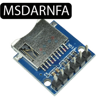 Carte d'extension de stockage Micro SD Mini: Lecteur avec connecteurs soudés