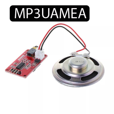 Lecteur de musique MP3 série UART avec haut-parleur pour Arduino