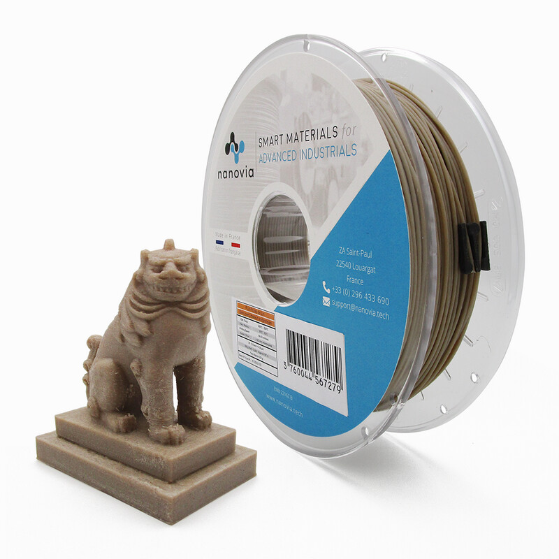 Filament PLA Lin : Renforcé de fibres de lin Nanovia