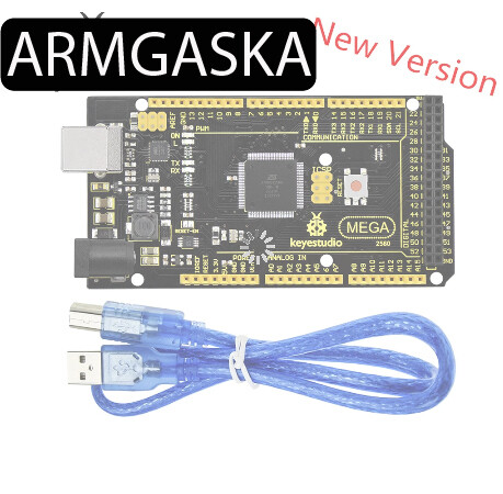 Carte microcontrôleur MEGA2560 R3 avec câble USB Keyestudio  5V 2A MP2307DN SOP-8