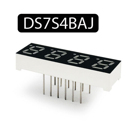 Afficheur digital 7 segments anode commune 4 Bits Tube numérique pour Affichage LED rouge SH5461AS