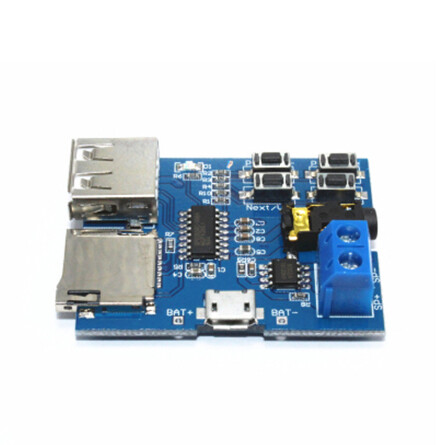 Module amplificateur décodeur MP3 avec carte extension TF