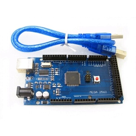 Carte microcontrôleur MEGA2560 SMD + câble USB
